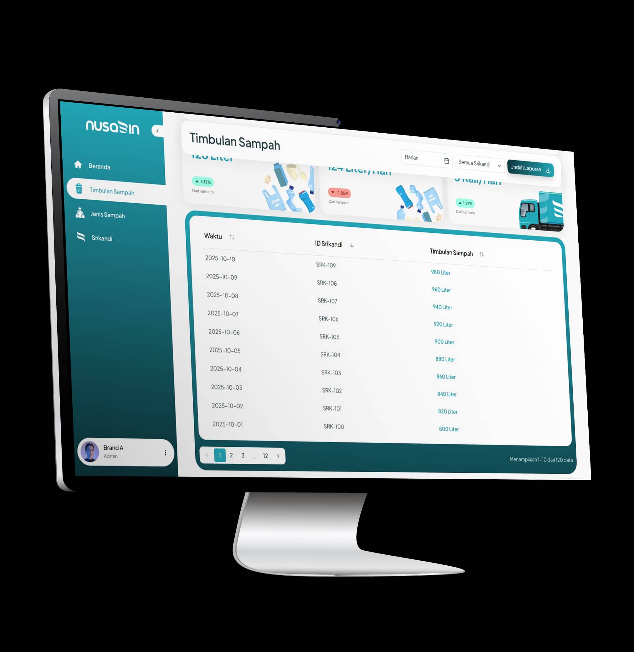 Left angled view of Nusabin Srikandi